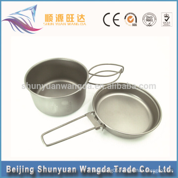 camping cooking pot 2 sets